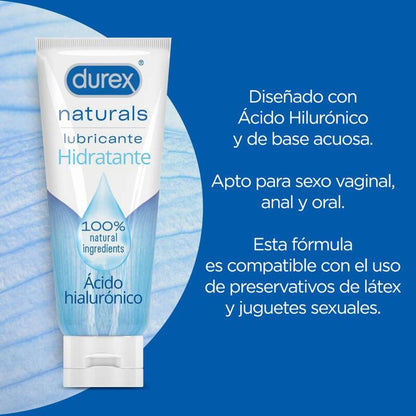 DUREX - NATURALS MOISTURIZING LUBE 100 ML - 3