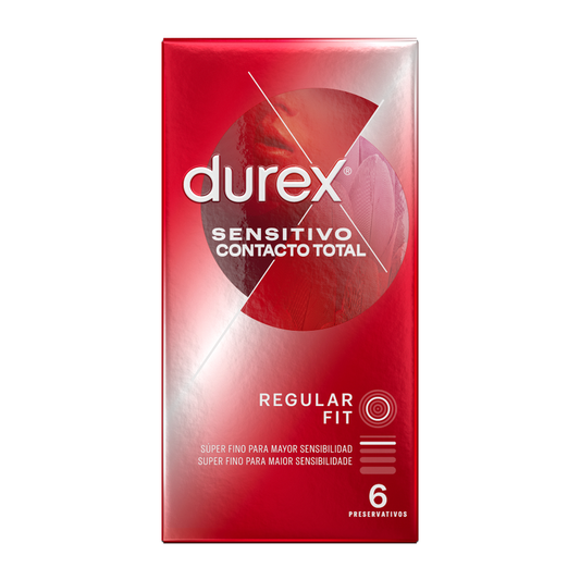 DUREX - CONTATTO SENSIBILE TOTALE 6 UNITÀ - Secretroomsexyshop
