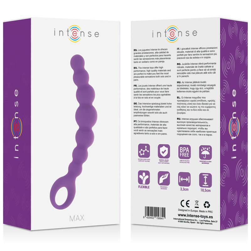 INTENSE - ANAL BEADS MAX LILAC - 5