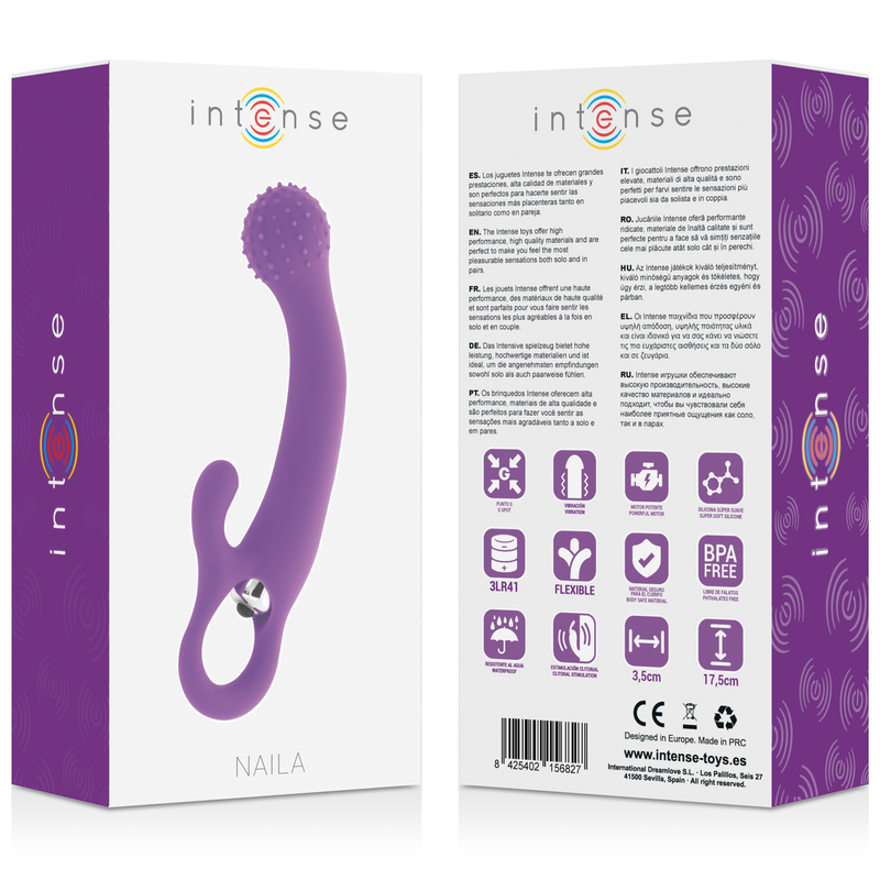 INTENSE - NAILA VIBRATING SILICONE LILAC - 5