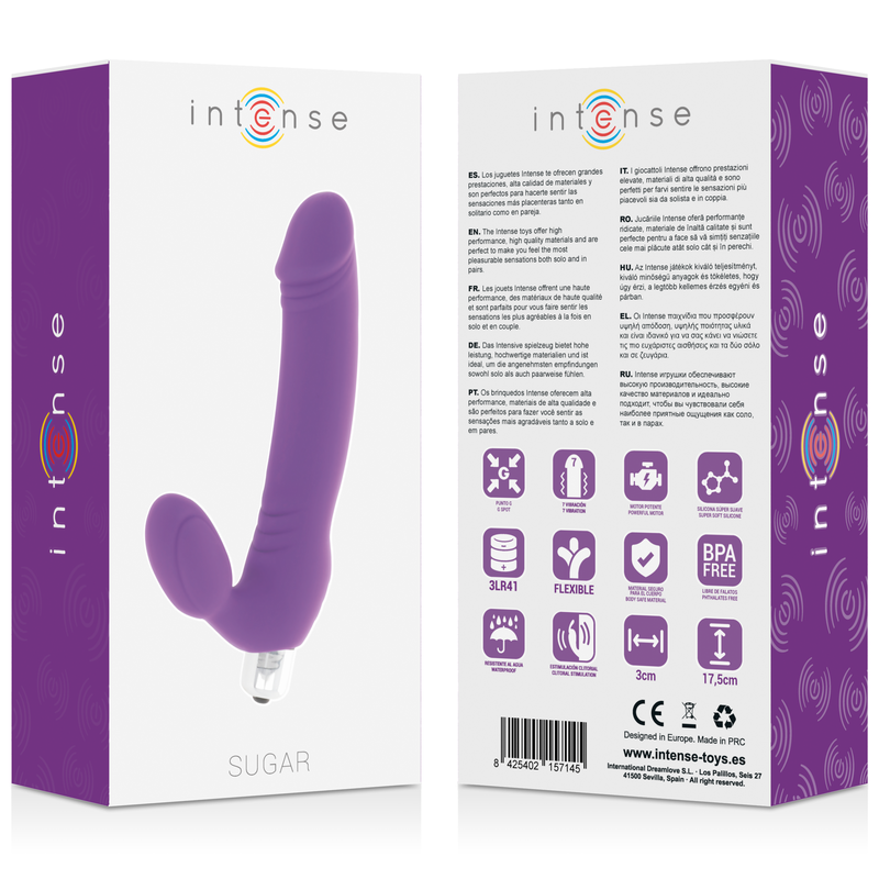 INTENSE - SUGAR SEVEN SPEEDS SILICONE LILAC - 3