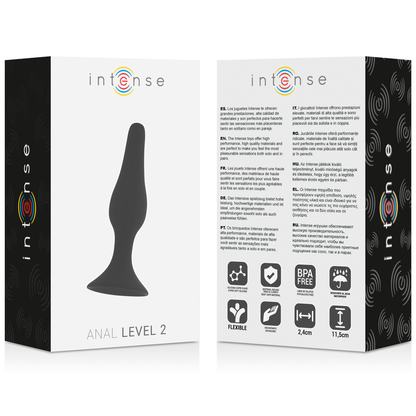 INTENSE - ANAL LEVEL 2 11.5CM BLACK - 1