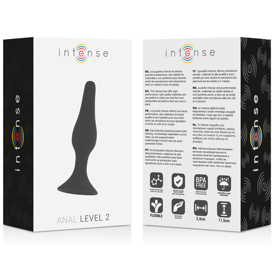 INTENSE - ANAL LEVEL 2 11.5CM BLACK - 1