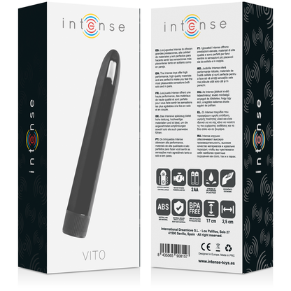 INTENSE - VITO BLACK VIBRATOR - 4