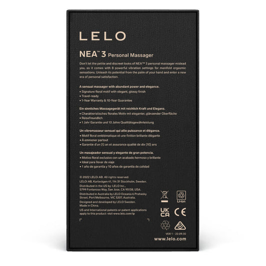 LELO - NEA 3 PERSONAL MASSAGER - BLUE - 1