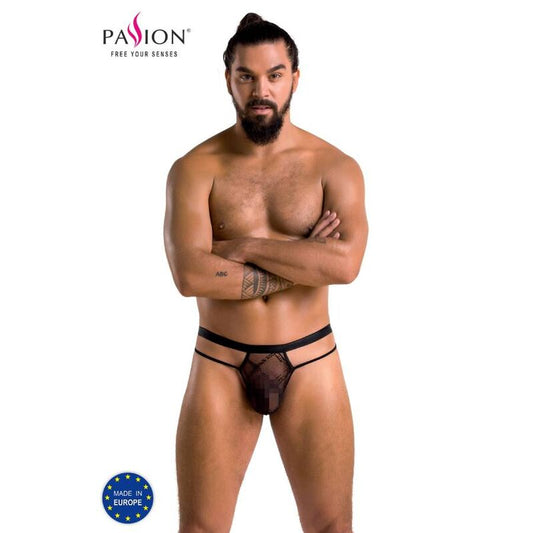 PASSION - 029 COLLIN THONG BLACK L/XL - L/XL - 1