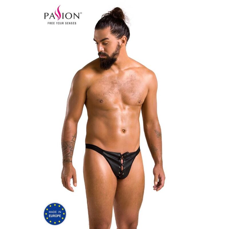 PASSION - 044 SLIP OPEN BEN BLACK S/M - L/XL - 1