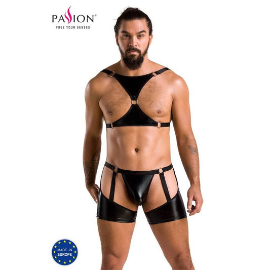 PASSION - 047 SET ARON BLACK S/M - L/XL - 1