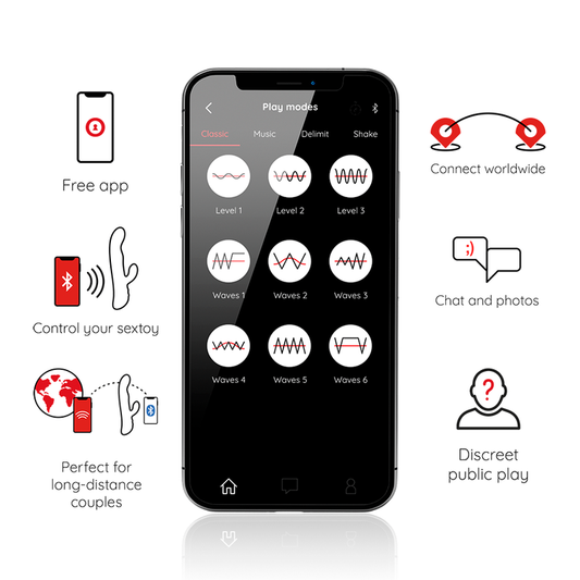 ONINDER - OSLO VIBRATION & ROTATION BLACK - FREE APP - 1