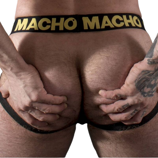 MACHO - MX25AC JOCK YELLOW LEATHER XL - S - 1
