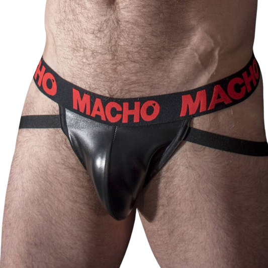 MACHO - MX25RC JOCK RED LEATHER XL - S - 1
