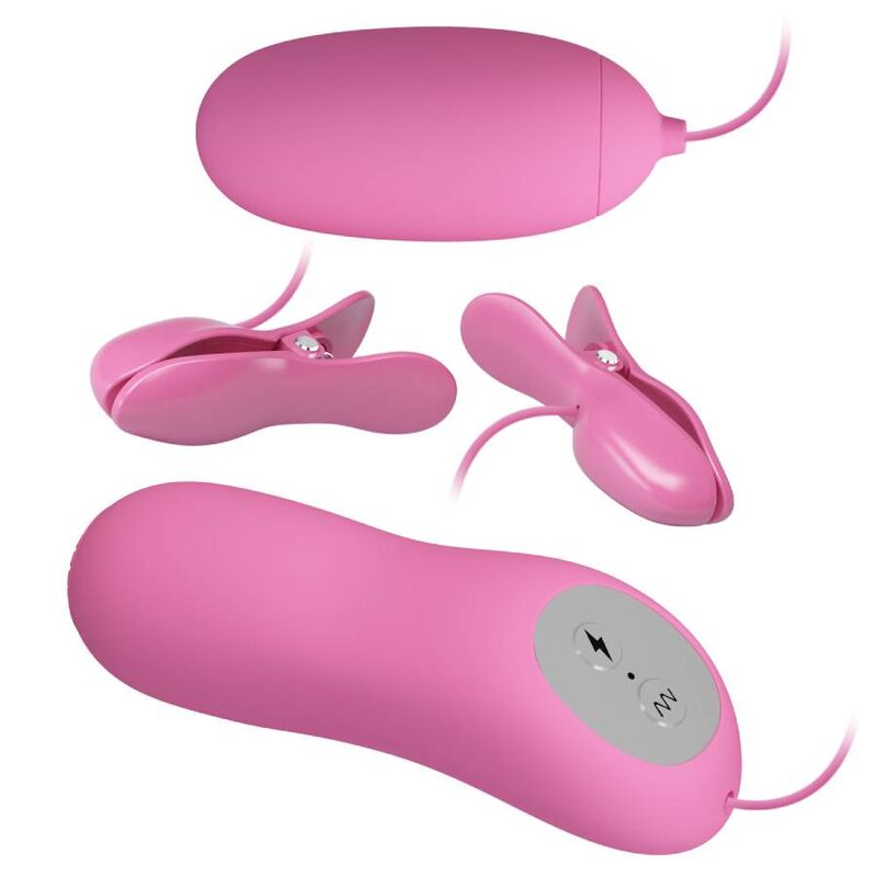 PRETTY LOVE - TWEEZERS WITH VIBRATION AND PINK ELETROSHOCK - 9