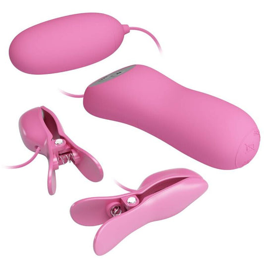 PRETTY LOVE - TWEEZERS WITH VIBRATION AND PINK ELETROSHOCK - 1
