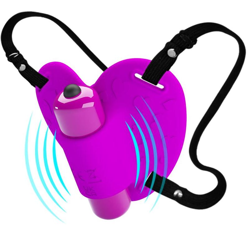 PRETTY LOVE - HEARTBEAT CLITORIS MASSAGER 10 VIBRATION MODES PURPLE - 8