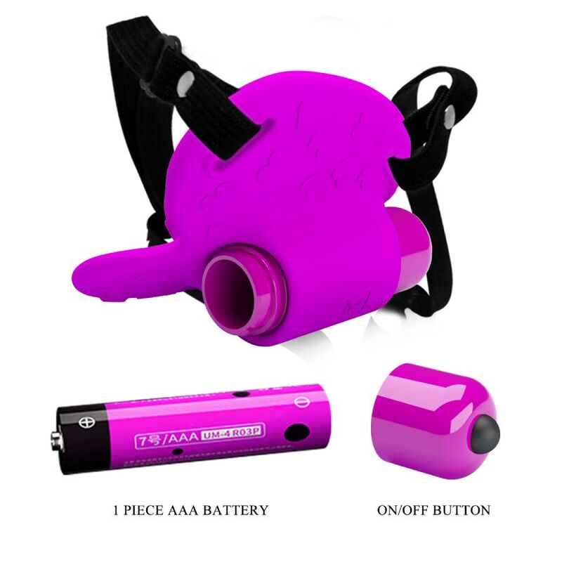 PRETTY LOVE - HEARTBEAT CLITORIS MASSAGER 10 VIBRATION MODES PURPLE - 3