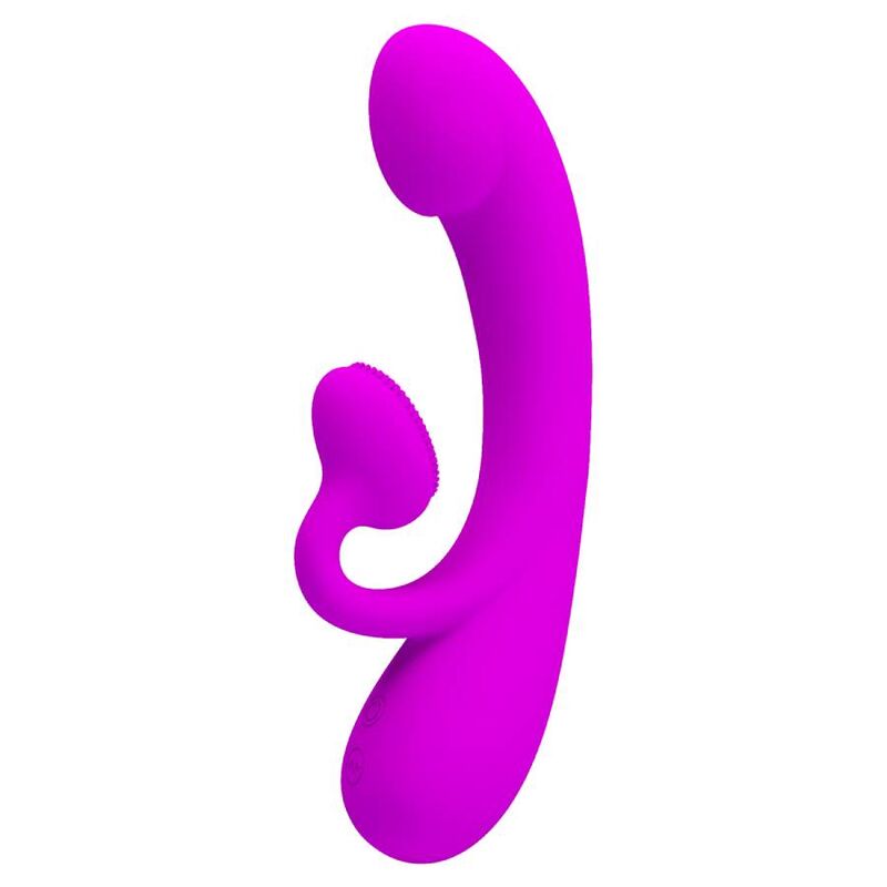 PRETTY LOVE - SINCERE VIBRATOR AND CLITORAL STIMULATING WAVES PURPLE SILICONE - 9