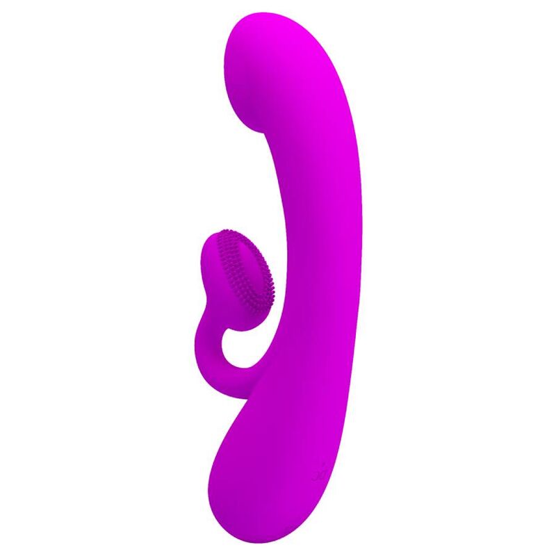 PRETTY LOVE - SINCERE VIBRATOR AND CLITORAL STIMULATING WAVES PURPLE SILICONE - 7