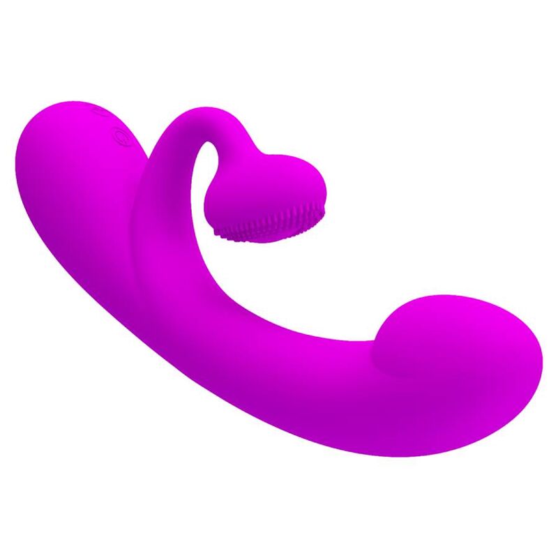 PRETTY LOVE - SINCERE VIBRATOR AND CLITORAL STIMULATING WAVES PURPLE SILICONE - 6