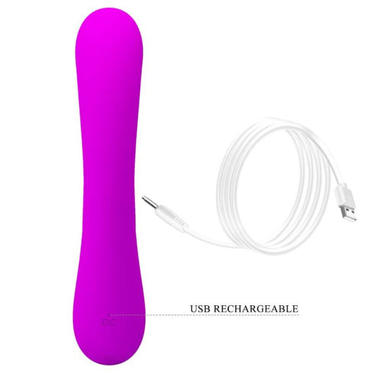 PRETTY LOVE - VIBRATEUR ET SUÇON DE CLITORIS SINCÈRE EN SILICONE VIOLET