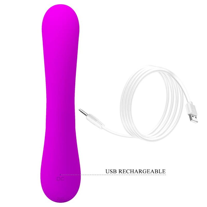 PRETTY LOVE - SINCERE VIBRATOR AND CLITORAL STIMULATING WAVES PURPLE SILICONE - 2