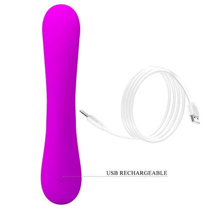 PRETTY LOVE - SINCERE VIBRATOR AND CLITORAL STIMULATING WAVES PURPLE SILICONE - 2