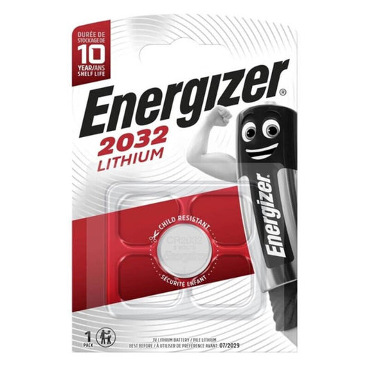 ENERGIZER - BATTERY LITHIUM BUTTON CR2032 3V 1 UNIT - 1