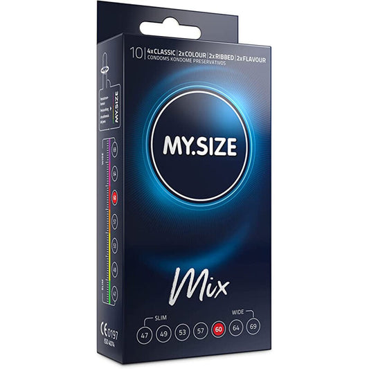 MY SIZE - MIX CONDOMS 60 MM 10 UNITS - 1