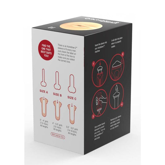 AUTOBLOW - 2+ VAGINA SLEEVE SIZE B - 1