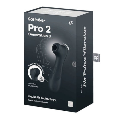 SATISFYER - PRO 2 GENERATION 3 LIQUID AIR TECHNOLOGY LILAC - BLACK - 11