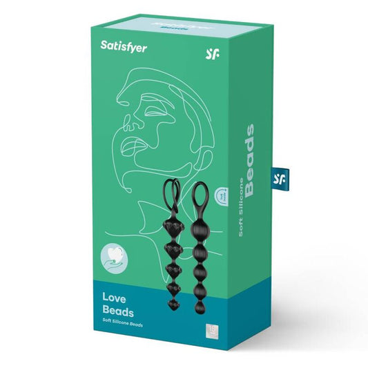 SATISFYER - LOVE BEADS BLACK - 1