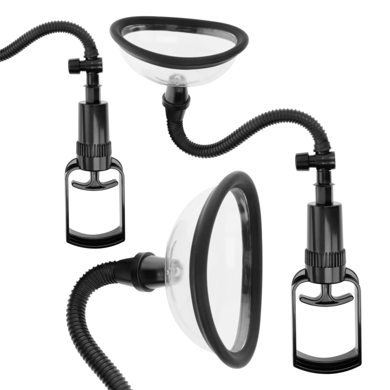 INTENSE - PUMP MANUAL VAGINAL PUMP WITH TWO INTERCHANGEABLE CUPS