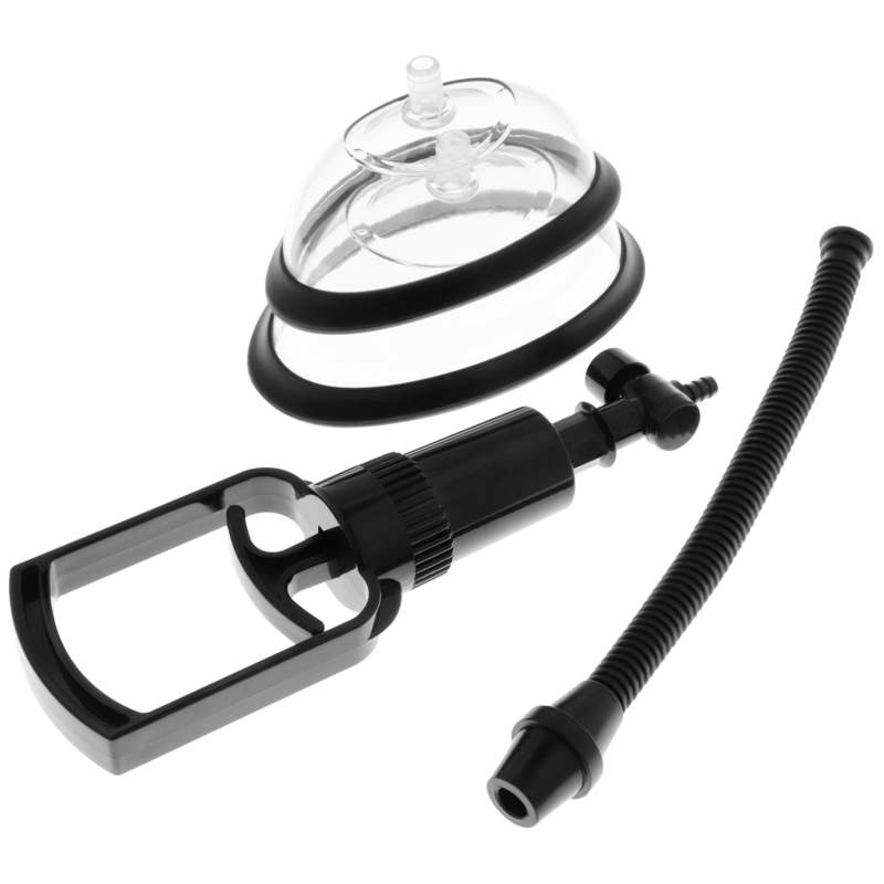 INTENSE - PUMP MANUAL VAGINAL PUMP WITH TWO INTERCHANGEABLE CUPS