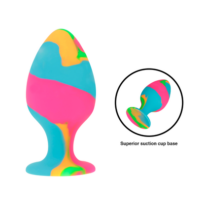 INTENSE - COFFRET DE PLUGS EN SILICONE MULTICOLORE