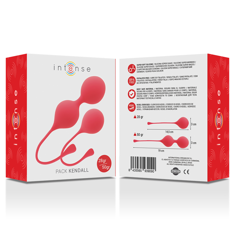 INTENSE - KEGEL BALLS PACK KENDALL RED - 1