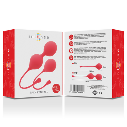 INTENSE - KEGEL BALLS PACK KENDALL RED - 1