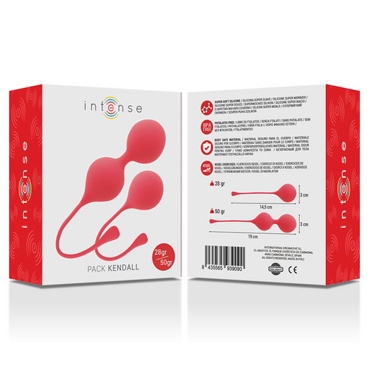 INTENSE - KEGEL BALLS PACK KENDALL RED - 1