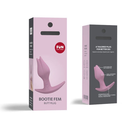 FUN FACTORY - BOOTIE FEM FEMALE ANAL BUTT PLUG ROSE - 5