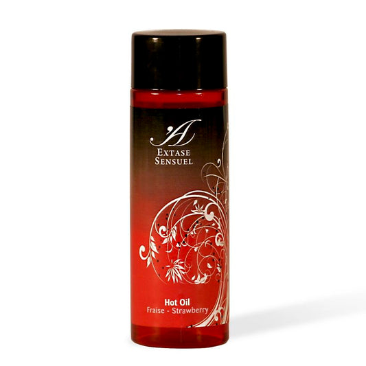 EXTASE SENSUAL - STRAWBERRY HEAT STIMULATING OIL 100 ML - 1
