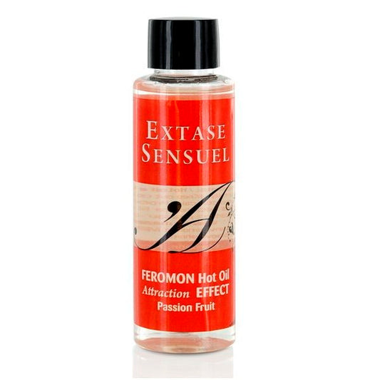 EXTASE SENSUAL - HEAT EFFECT MASSAGE OIL WITH PASSION FRUIT PHEROMONES 100 ML - 1