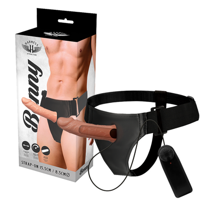 HARNESS ATTRACTION - RNES HOLLOW BENNY WITH VIBRATOR 15 CM -O- 4.5 CM - 7