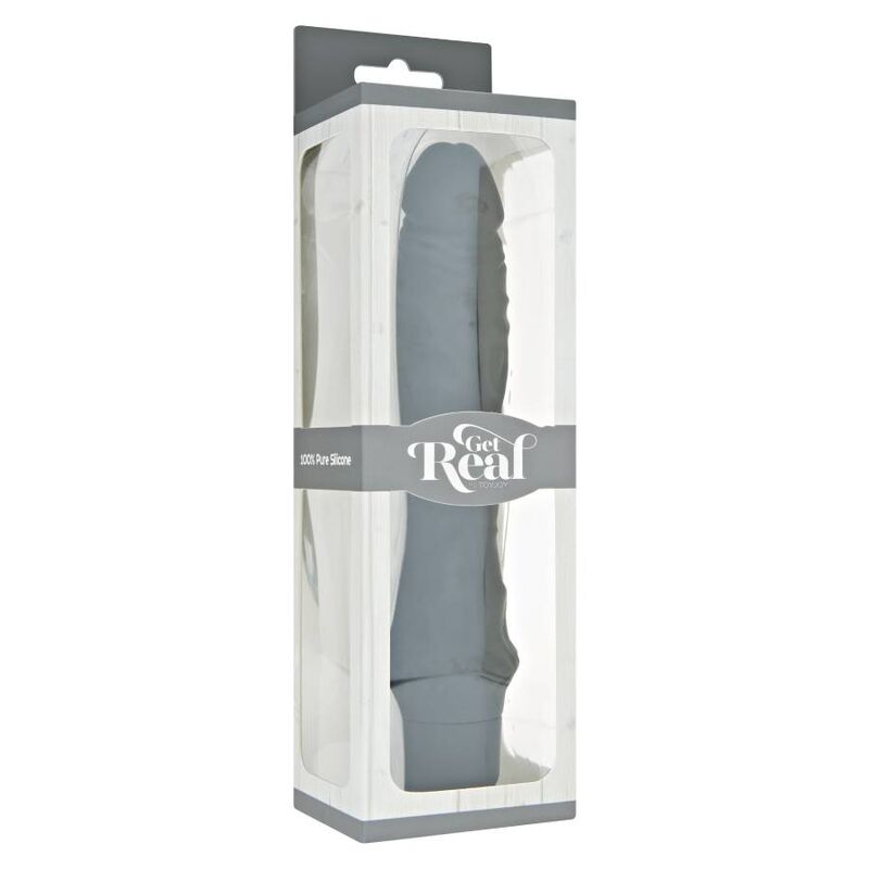 GET REAL - CLASSIC LARGE BLACK VIBRATOR - 3
