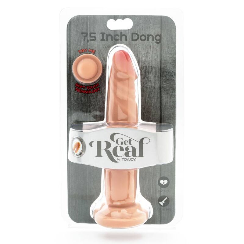 GET REAL - DUAL DENSITY DONG 19 CM SKIN - 3