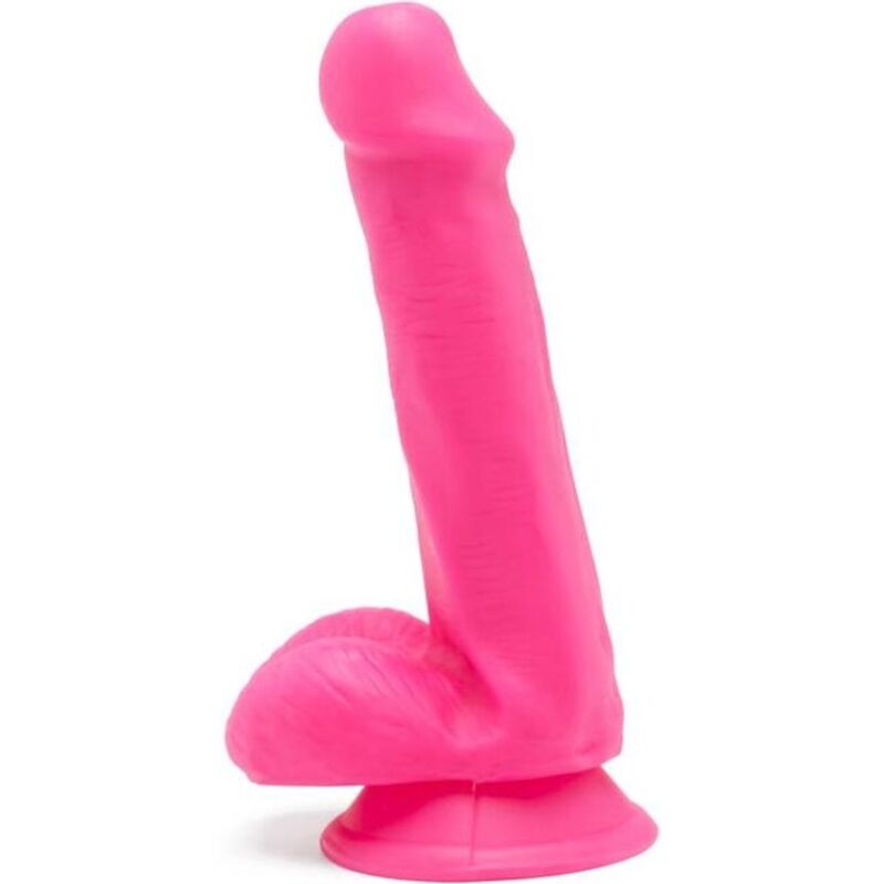 GET REAL - HAPPY DICKS DILDO 12 CM BALLS PINK - 1