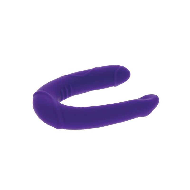 GET REAL - VOGUE MINI DOUBLE DONG PURPLE - 3