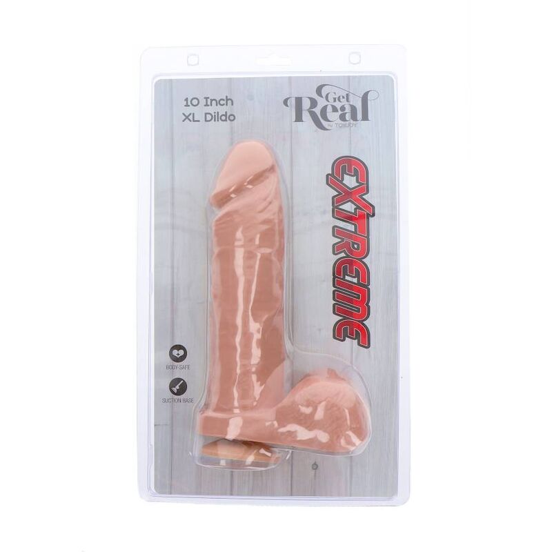 GET REAL - EXTREME XL DILDO 25,5 CM SKIN - 5
