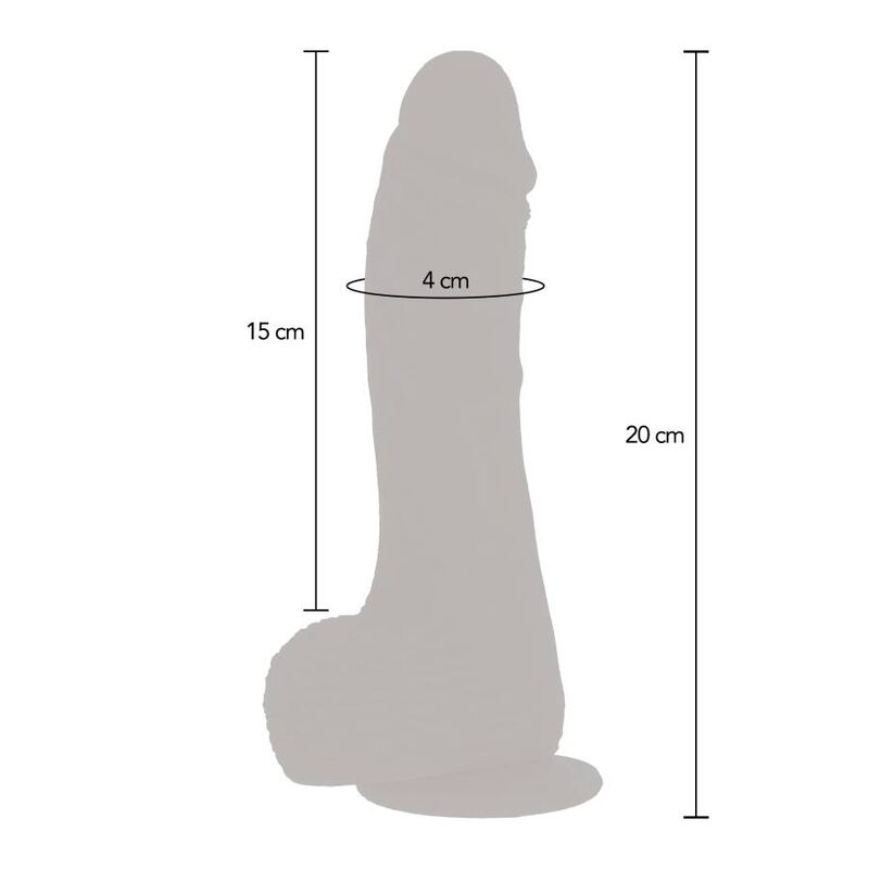 GET REAL - UP&DOWN ROTATING VIBR DILDO SKIN - 5