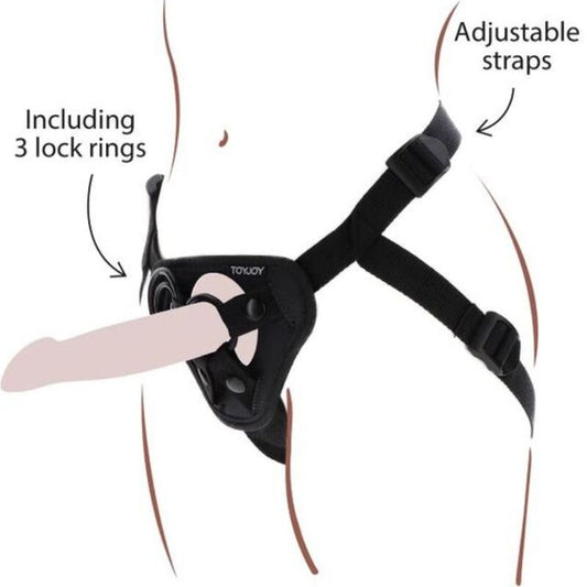 GET REAL - STRAP-ON HARNESS BLACK - 1