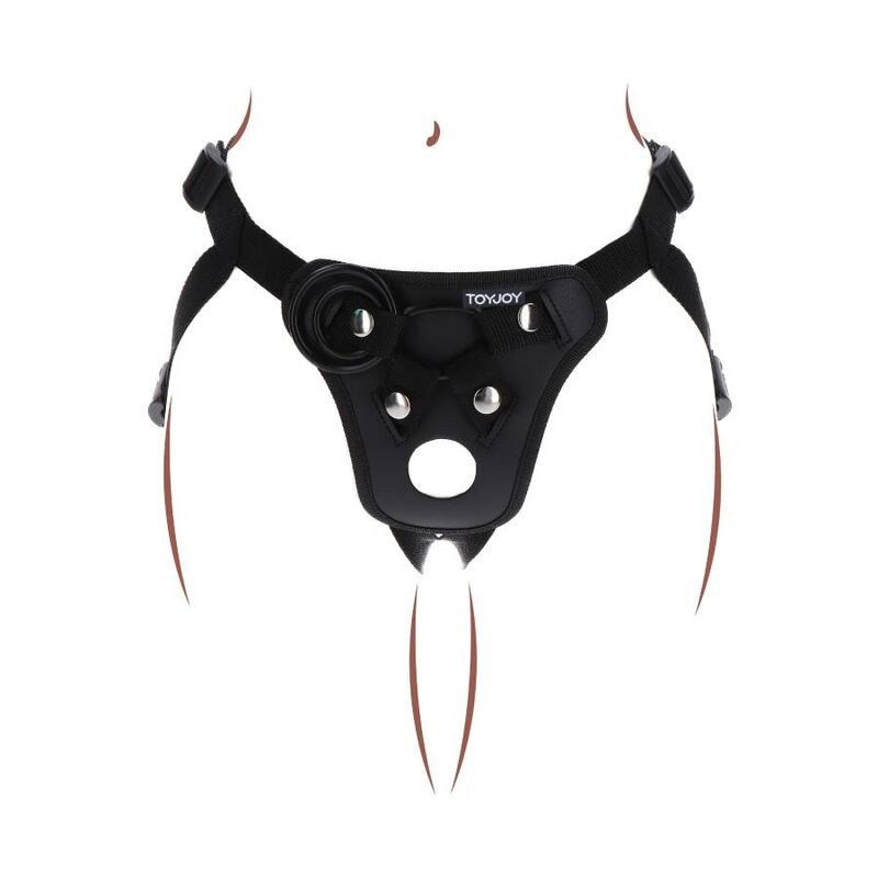 GET REAL - STRAP-ON PLEASURE HARNESS BLACK - 8