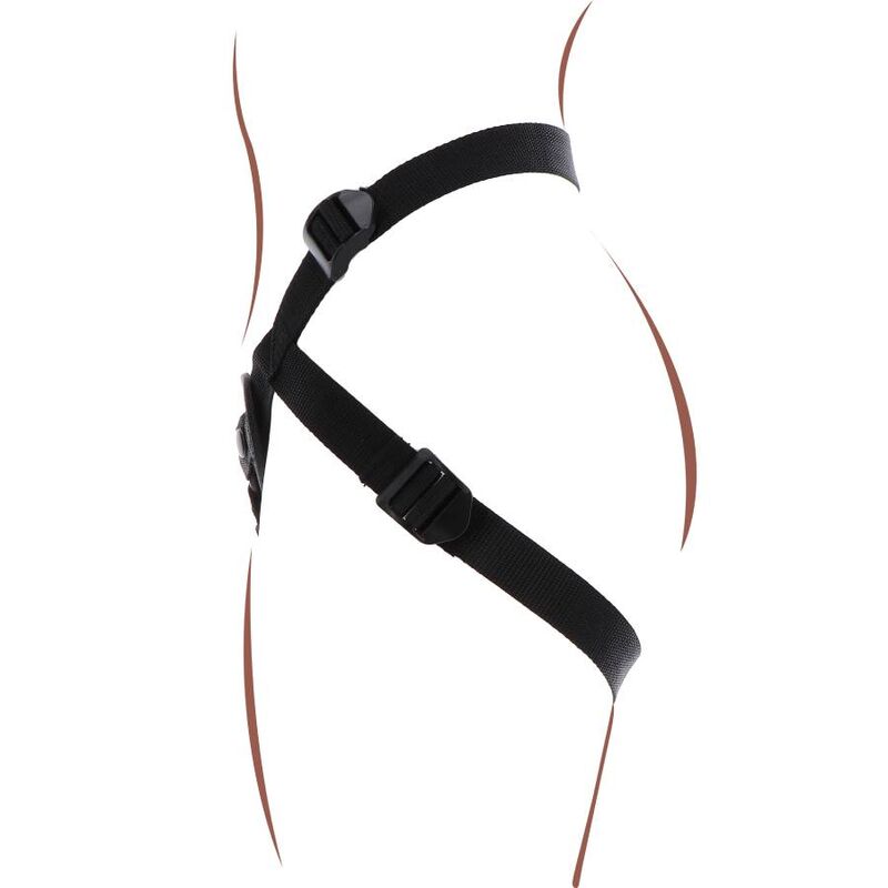 GET REAL - STRAP-ON PLEASURE HARNESS BLACK - 5