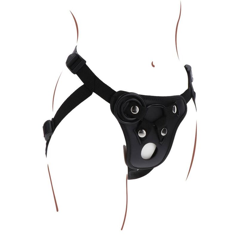 GET REAL - STRAP-ON PLEASURE HARNESS BLACK - 3